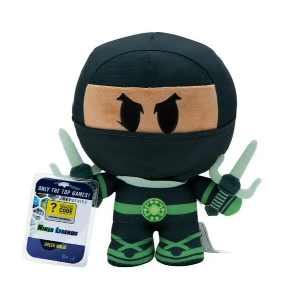 DevSeries Green Ninja Collector Plush 8 inch with Exclusive Virtual Item Code - Picture 4 of 6